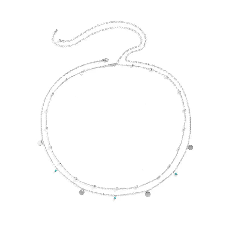 Sexy Double Thin Waist Chain